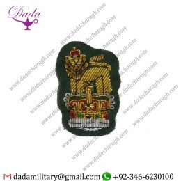 Pakistan Supplier Staff Officer Green Beret Badge, Army Officers Military Hat, Cap, Rank Badge