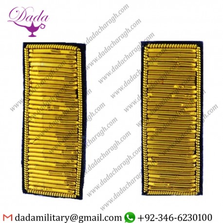 Rank Badge Rank, O1 Second Lieutenant (2lt), Mess Dress, Bullion Pin On