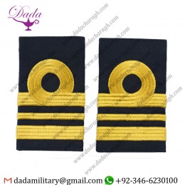 Soft Shoulder board Epulette Lieutenant Commander Fleet Air Arm Epaulette Badge for the Royal Navy