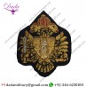 Wholesale Suppliers Qdg Officers Beret Badge Embroidered, Queens Dragoon Guards, Army, Military