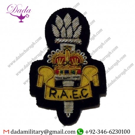 Wholesale Suppliers Raec Beret Badge, Royal Army Educational Corps, Military, Headwear, Embroidered