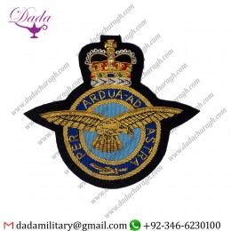 Wholesale Suppliers Raf Blazer Badge Wire Embroidered Royal Air Force Highly Accurate Design
