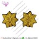 Rank Badge Rank, O4 Major (Maj), Mess Dress, Bullion Pin On