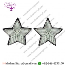 Rank Badge Rank, O7 Brigadier General (Bg), Mess Dress, Bullion Pin On