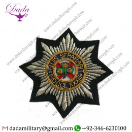 Sew On Badge Irish Guards Military Blazer Badge Wire Bullion Badge