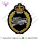 Sew On Badge King’s Own Royal Border Regiment Blazer Badge Korbr Bullion & Wire Blazer Badge