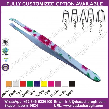 PATTERN TWEEZERS,SURGICAL BEAUTY INSTRUMENTSBEAUTY INSTRUMENT EYEBROW TWEEZERS MANICURE SET