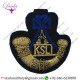 Sew On Badge King's Shropshire Light Infantry, Blazer Badge Wire Bullion