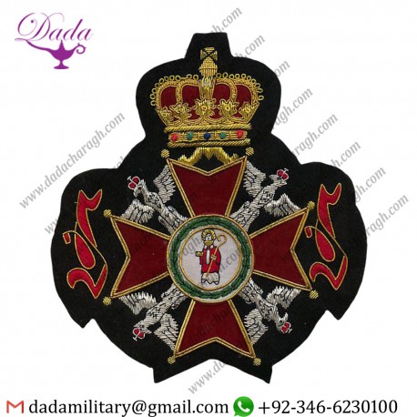 Sew On Badge Large Chaplain Christian Insignia Badge