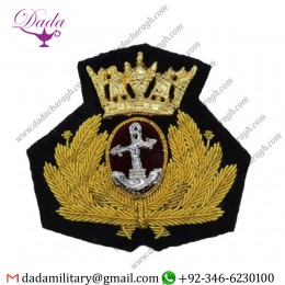 Sew On Badge Merchant Navy Beret Badge Officers Bombay Style 472x381