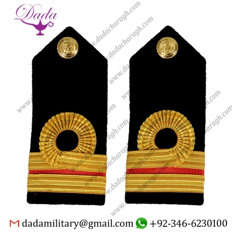 Shoulder Straps Royal Navy Medical Surgeon Lieutenant Commander Rank Shoulder Board Epaulette