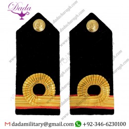Shoulder Straps Royal Navy Medical Surgeon Lieutenant Rank Shoulder Board Epaulette Naval