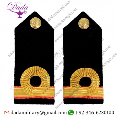 Shoulder Straps Royal Navy Medical Surgeon Lieutenant Rank Shoulder Board Epaulette Naval