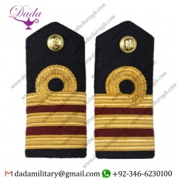 Shoulder Straps Royal Navy Surgeon Dental Commander (D) Epaulette