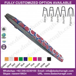 POWDER COATED TWEEZER,NEW BRAND TWEEZER,SLANTED EYEBROW TWEEZERSN