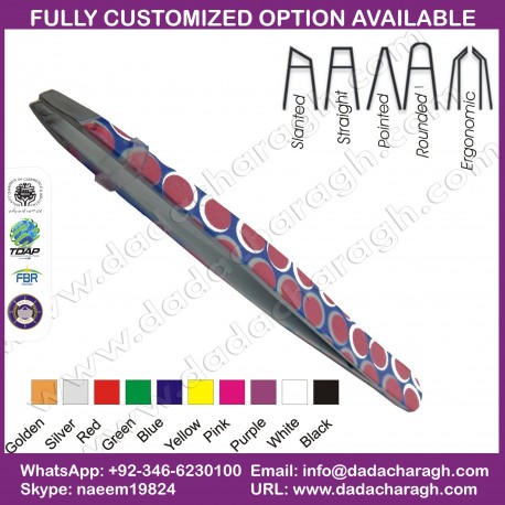 POWDER COATED TWEEZER,NEW BRAND TWEEZER,SLANTED EYEBROW TWEEZERSN