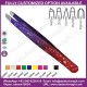 PRINT COLOR TWEEZER,SURGICAL BEAUTY TOOLTWEEZER, SLANTED TIP STAINLESS STEEL TWEEZER