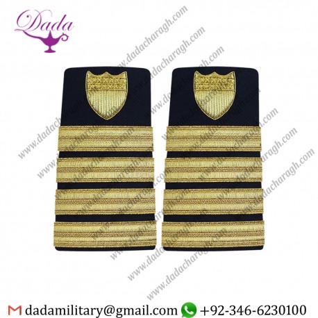 Uniform Epulette Uscg Coast Guard Shoulder Board Enhanced Female Captain