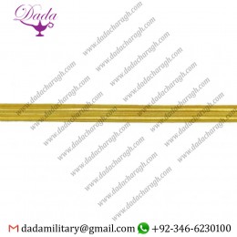 11 mm Braid Naval Gold Metal Wire Lace Naval Braid Trim