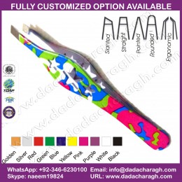 PROFESSIONAL TWEEZER,HIGH RANK TWEEZER,NICE TWEEZER,FASHIONAL SLANTED STAINLESS TWEEZER FOR