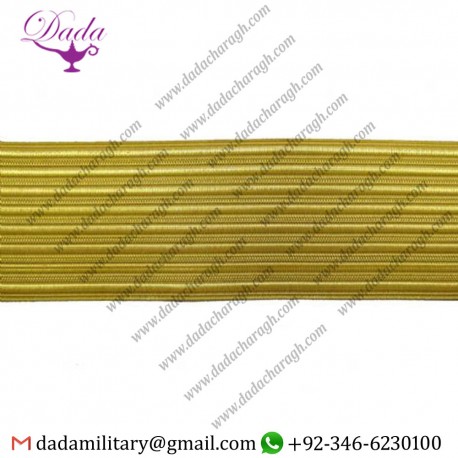 50 mm Braid Gold Wire Lace Trim