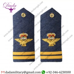 Hand Embroidered Flight Lieutenant epaulette for the Royal Air Force Regiment