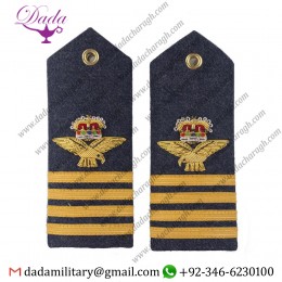 Hand Embroidered Group Captain epaulette for the Royal Air Force Regiment.
