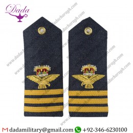 Hand Embroidered Wing Commander epaulette for the Royal Air Force Regiment