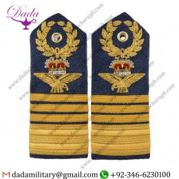 Hand Embroidered woven Air Chief Marshall Royal Air Force Regiment epaulette