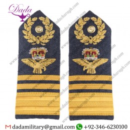 Hand Embroidered woven Air Marshall Royal Air Force Regiment epaulette