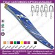 BLUE AND WHITE PATTERN CURVED SLANTED TWEEZER,STAINLESS STEEL TWEEZER FOR LADY