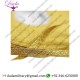 Chevron Pattern Narrow gold Bullion Braid Trim