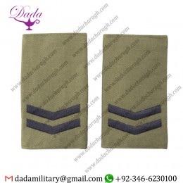 Nsignia Shoulder Epaulette Corporal Olive Green Slider Epaulette Badge For The Sea Cadets