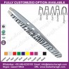 SLANTED ZEBRA PATTERN WITH HOLE 2018 STAINLESS STEEL SLANTED EYEBROW TWEEZER