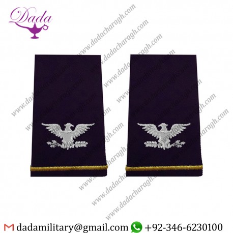 Soft Shoulder Board Epulette Army Epaulet Small Colonel