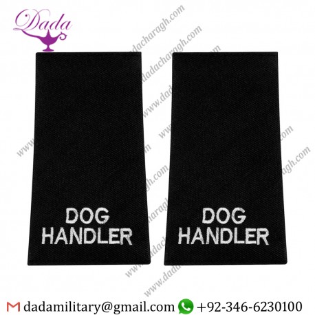 Soft Shoulder board Epulette Dog Handler Epaulettes Badge Security Close Protection Quality Slide