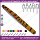 TIGER PRINTED TWEEZER,SLANTED STAINLESS STEEL TWEEZER, EYEBROW TWEEZERS