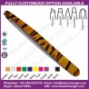 TIGER PRINTED TWEEZER,SLANTED STAINLESS STEEL TWEEZER, EYEBROW TWEEZERS