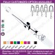WHITE AND BLACK WITH FLOWERS SLANTED TWEEZER,STAINLESS STEEL SURGICAL PRODUCT