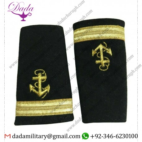 Epaulette Shoulder Boards Navy Epaulettes ,Marine epaulette sub-Lieutenant`s Facing Pair