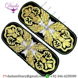 Hand Embroidery Custom Shoulder Board Embroidery Epaulettes