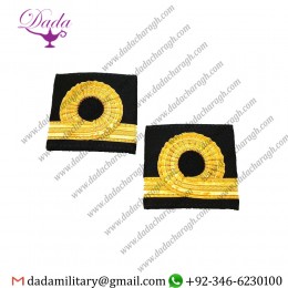Soft Shoulder Epulette Royal Navy Sub Lt Lace Slides