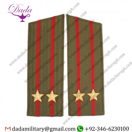 sliders military Soviet everyday shoulder boards senior Officers ground forces, military epaulettes