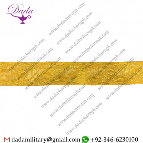 Golden Leaves Braid Trim Gallon  40mm