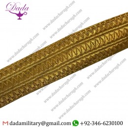 Gold military Lace, 3cm,1.25  inches, Braid, army, Uniform, Braid, Navy, Uniform