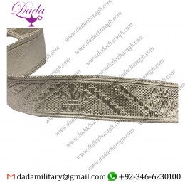 30 mm Gallon Silver Braid Lace Trim