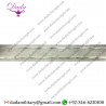 40 Mm Lace Braid Silver For Army, Military, Uniform, Costume, Fancy Dresses