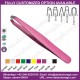 ERGONOMIC TIP TWEEZER STAINLESS STEEL CUTE EYEBROW TWEEZERS MINI SLANTED
