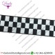 Black and White Diced Braid, 4.5cm 40mm Lace,trim, Police, Scots, Army, Military