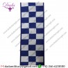 Blue and White Diced ribbon Braid, 4cm 40mm Lace, Police, Scots, Army, Military